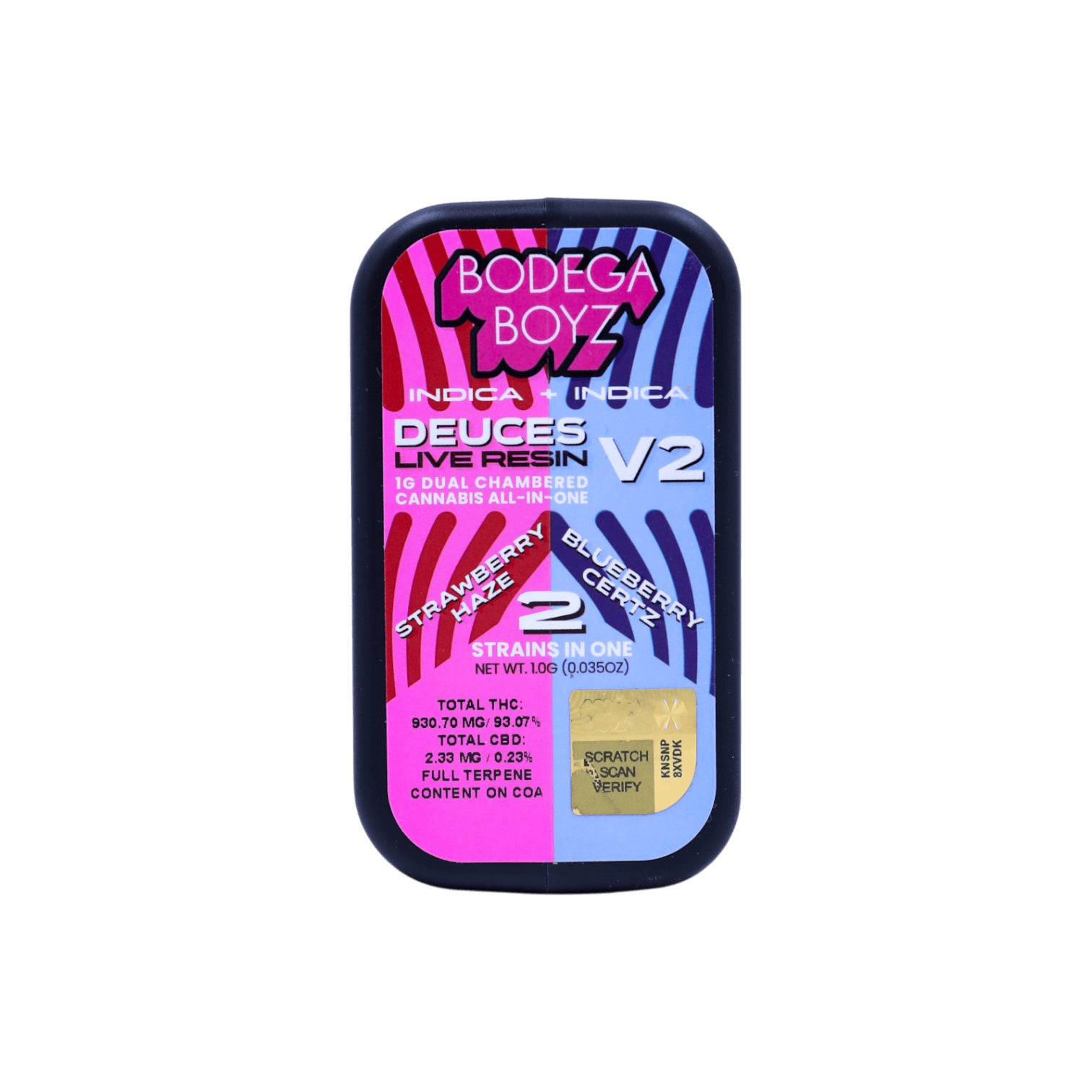 Bodega Boyz V2 Brooklyn Burner x Lemon Cherry Gelato Dual Chamber