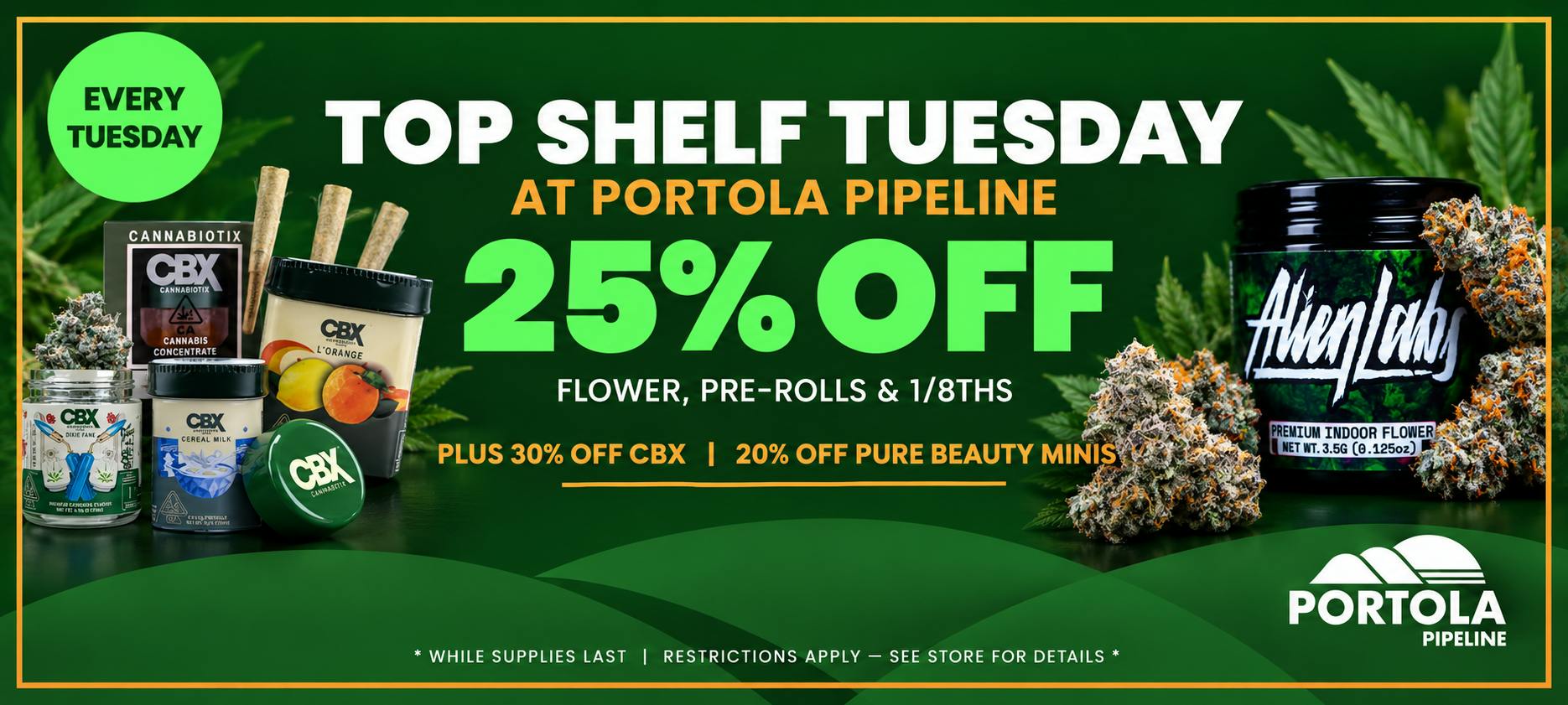 TUESDAYS ARE FOR WINNERS. 25% OFF OUR BEST