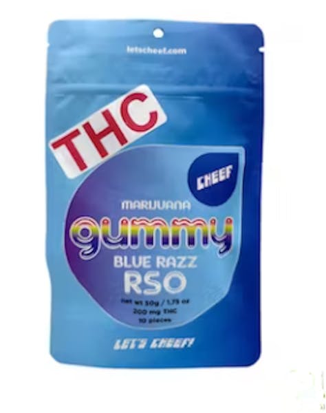 200mg RSO Gummies | Blue Raspberry