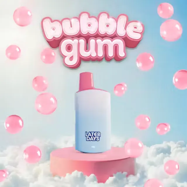 Later Days Disposable Bubble Gum 2g (indica, disposables)