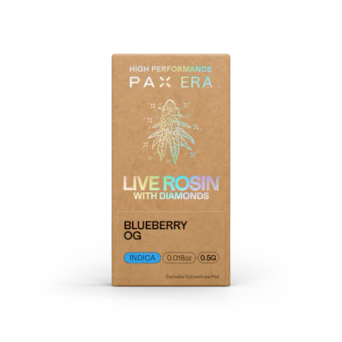 Live Rosin with Diamonds | Blueberry OG 0.5g | Pod-1