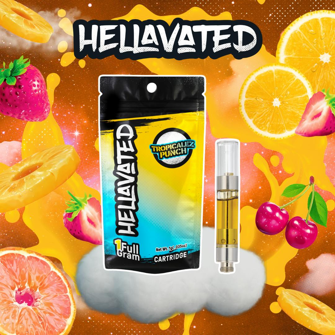 Hellavated Tropicalez Punch | 1g Cartridge - Redi Cannabis