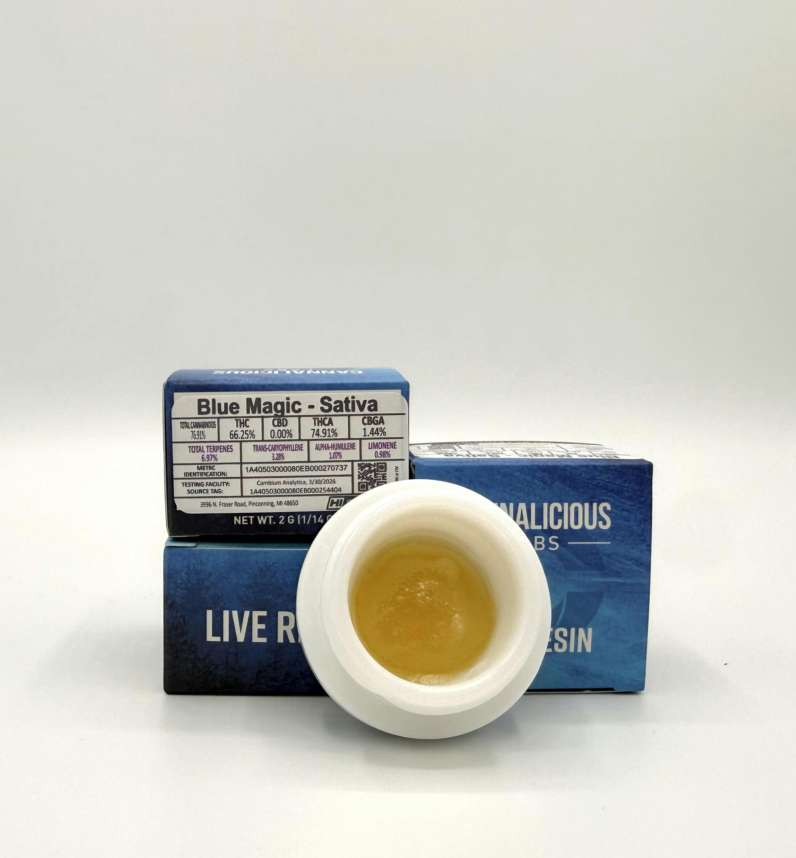 Cannalicious - 2g Live Resin - Blue Magic