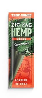 Product: 2pk | Clementine | Hemp Cones | Zig Zag