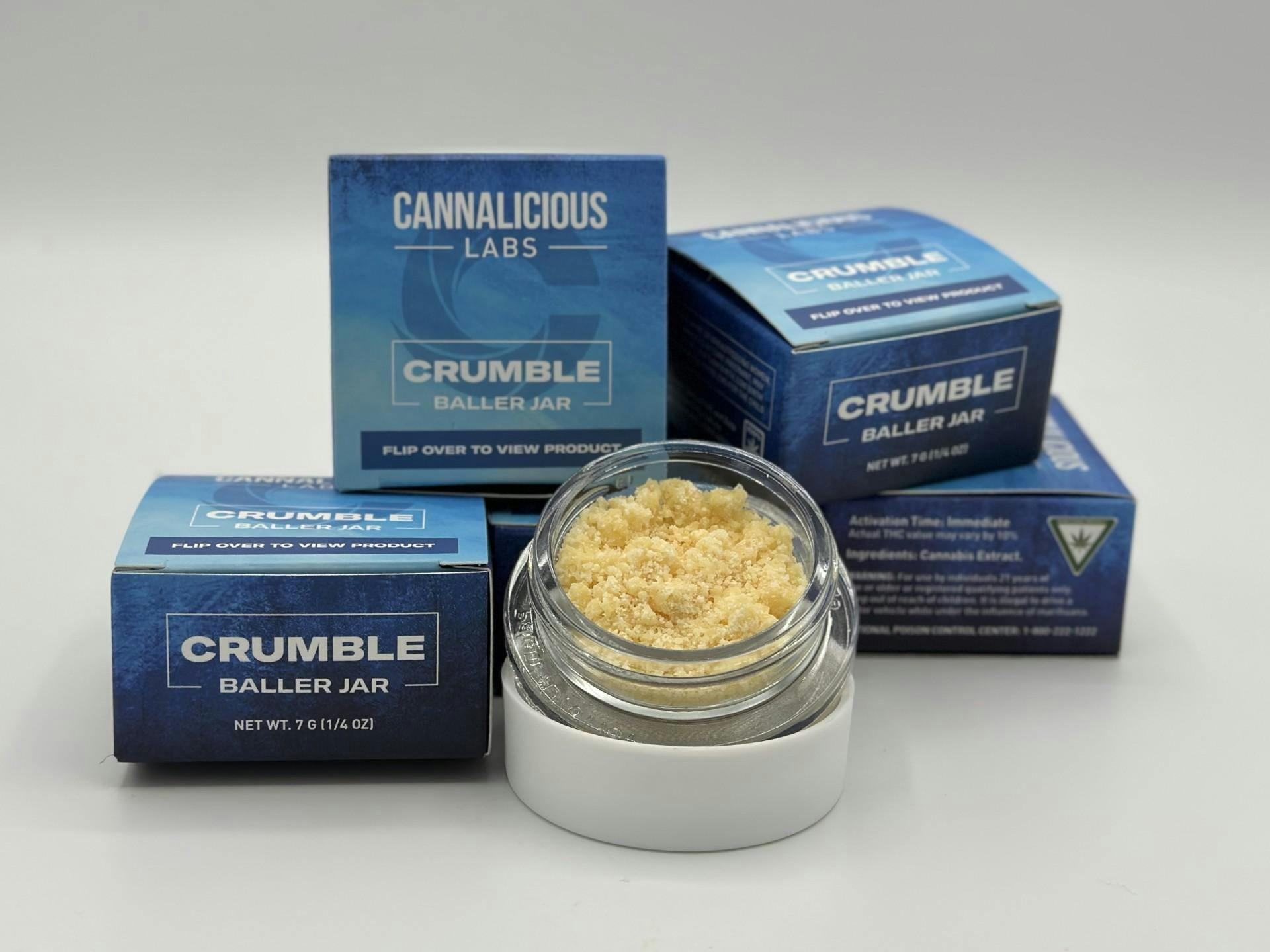 Cannalicious - 7g Crumble Baller Jar - Green Lantern
