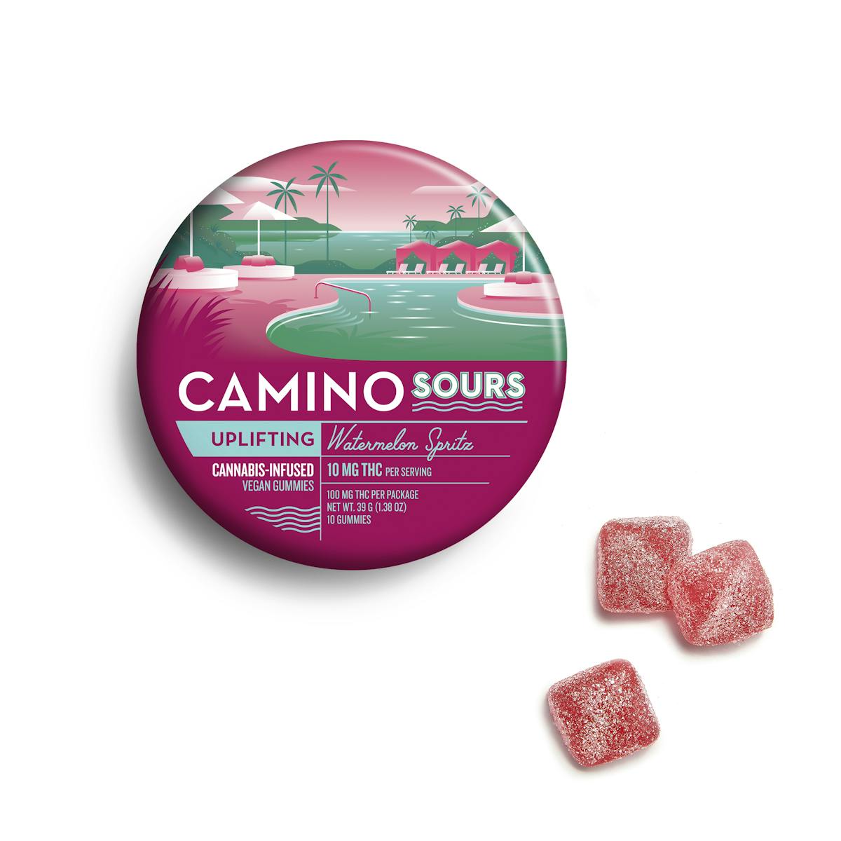 ★すみれ★海藻糖鎖濃縮エキス　3本セット WATERMELON SPRITZ (SOUR) .1g Edibles | Camino |