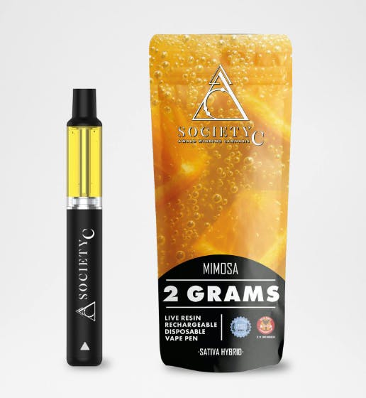 Society C | Live Resin Disposable - 2g - Mimosa