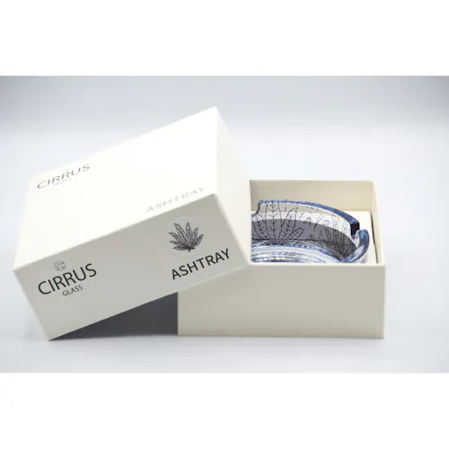 Cirrus Glass – Ashtray – Blue Sativa-1