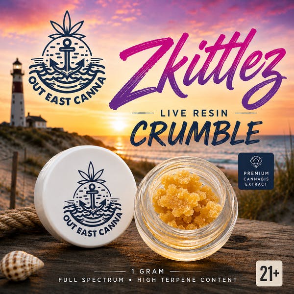 Out East Canna - Zkittlez - Live Resin Crumble