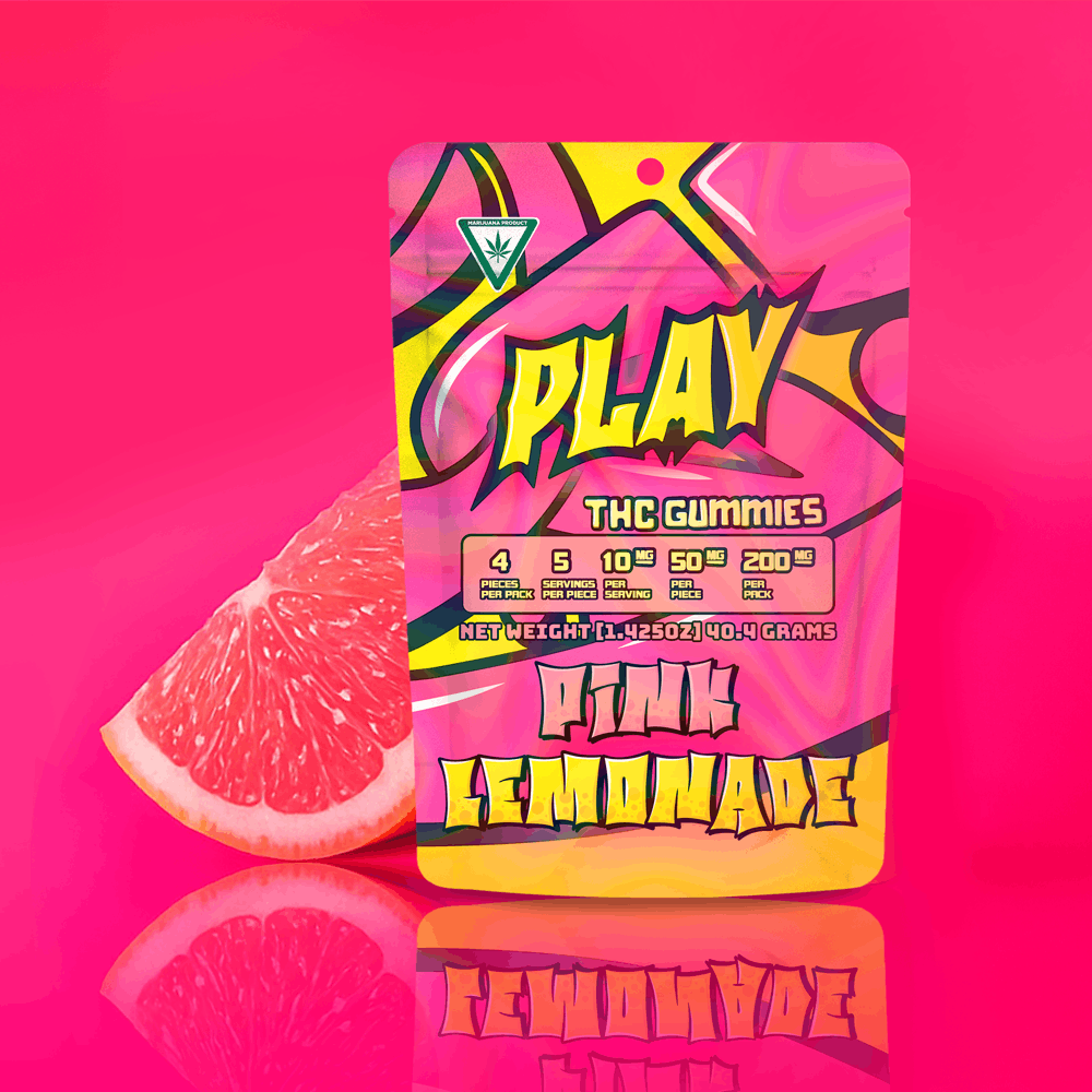 Play | Pink Lemonade | 200mg | Gummies