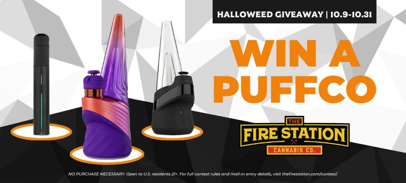 Win a Puffco Peak Pro Plasma Edition with The Fire Station's Halloweed Giveaway