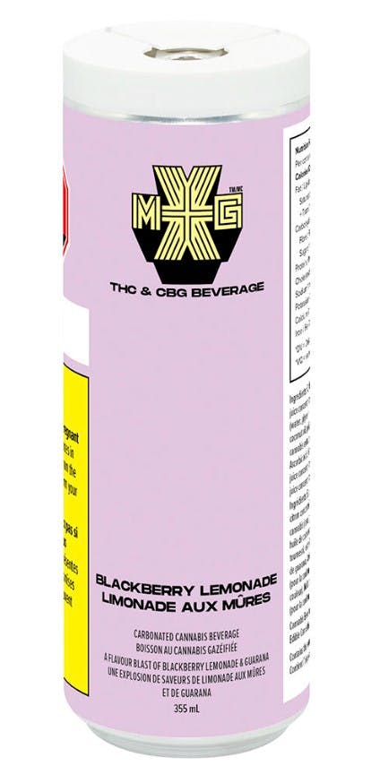 Blackberry Lemonade - 1:1 CBG:THC + Caffeine - 355ml - 10mg