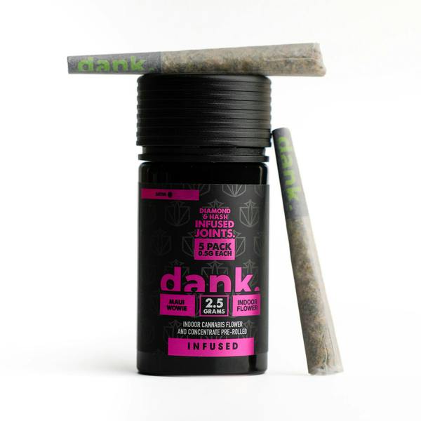 Dank | Infused Preroll 5PK | Maui Wowie