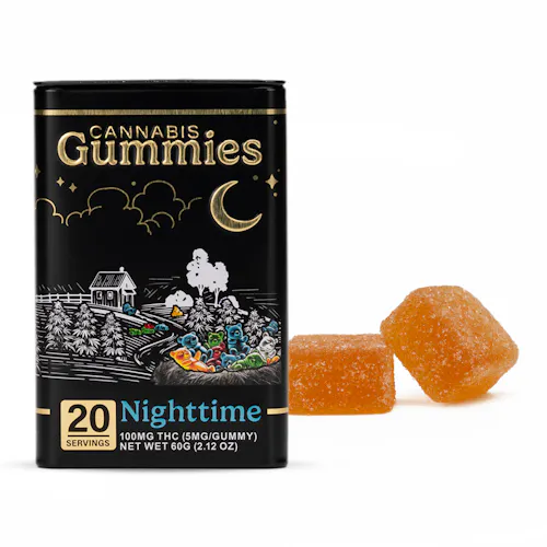 Honey Lemon Gummies Nighttime 5mgTHC2.5 CBD2.5 CBN-active