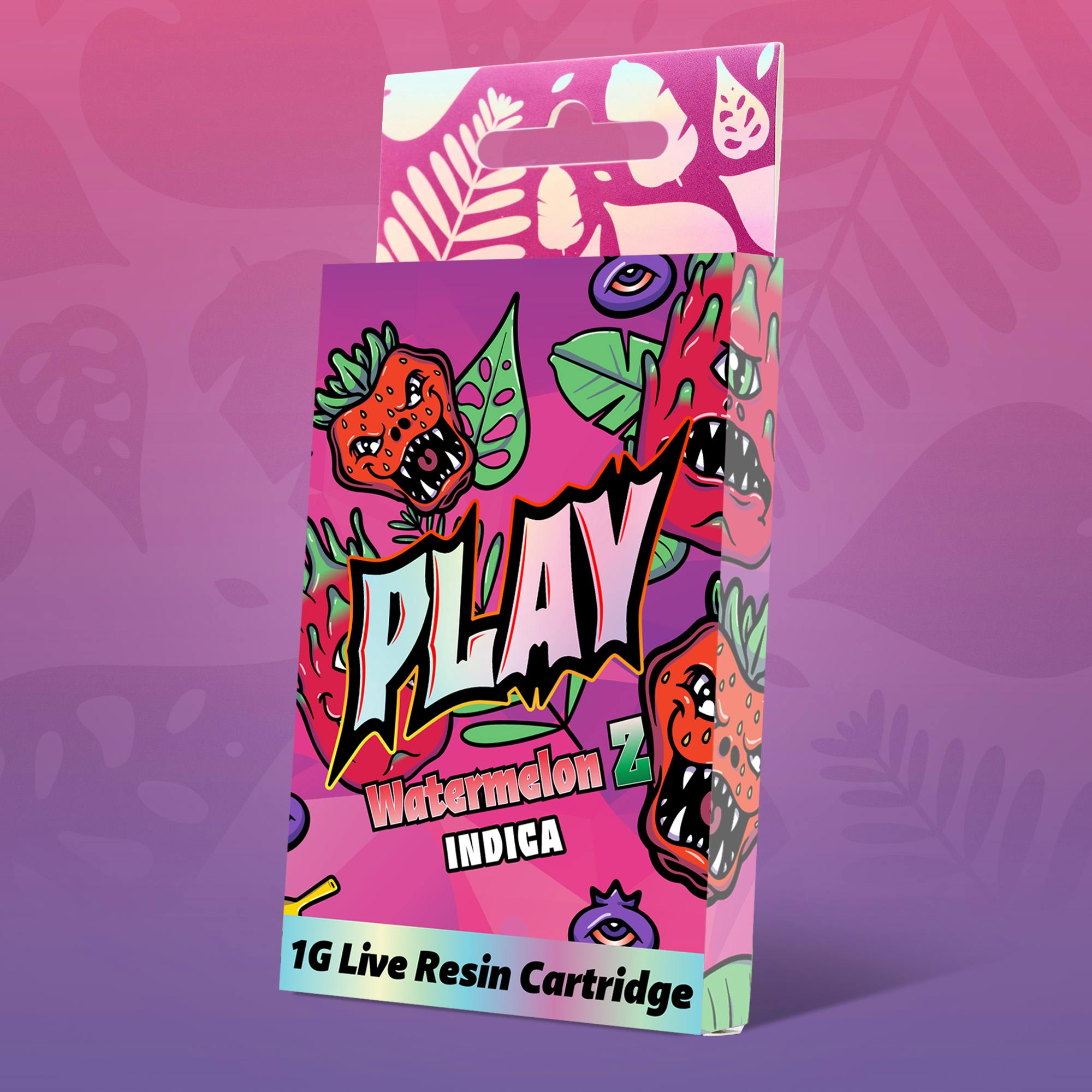 Product: Play | Watermelon Z | 1g | Live Resin Cartridge