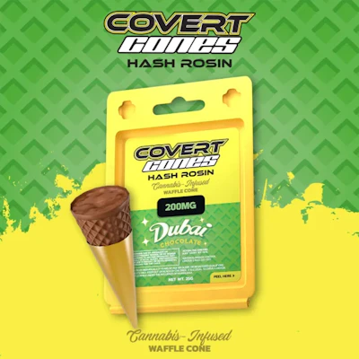 Covert Cups - 200mg Hash Rosin Cones - Dubai