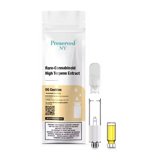 OG Cookies Vape Cartridge Preserved NY Treehouse Cannabis