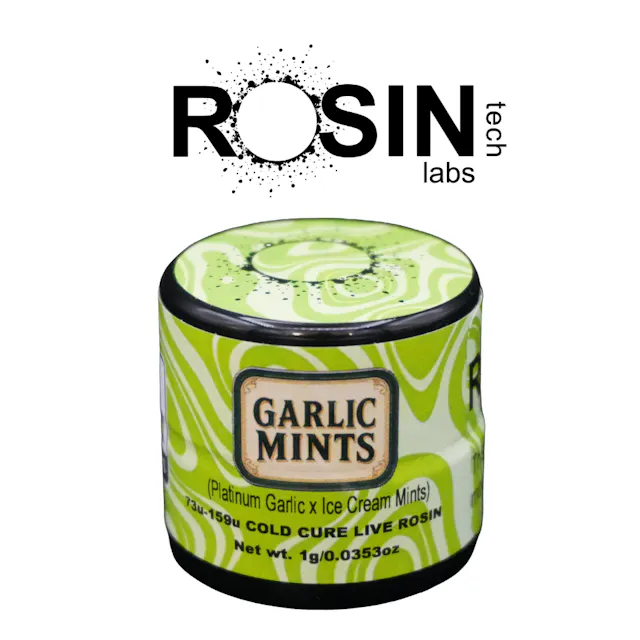 Rosin Tech Labs Rosin Garlic Mints 1g (indica hybrid)