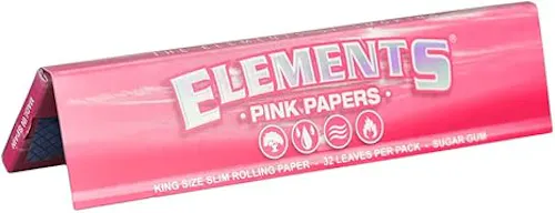 Elements Papers King Size Slim Pink-active