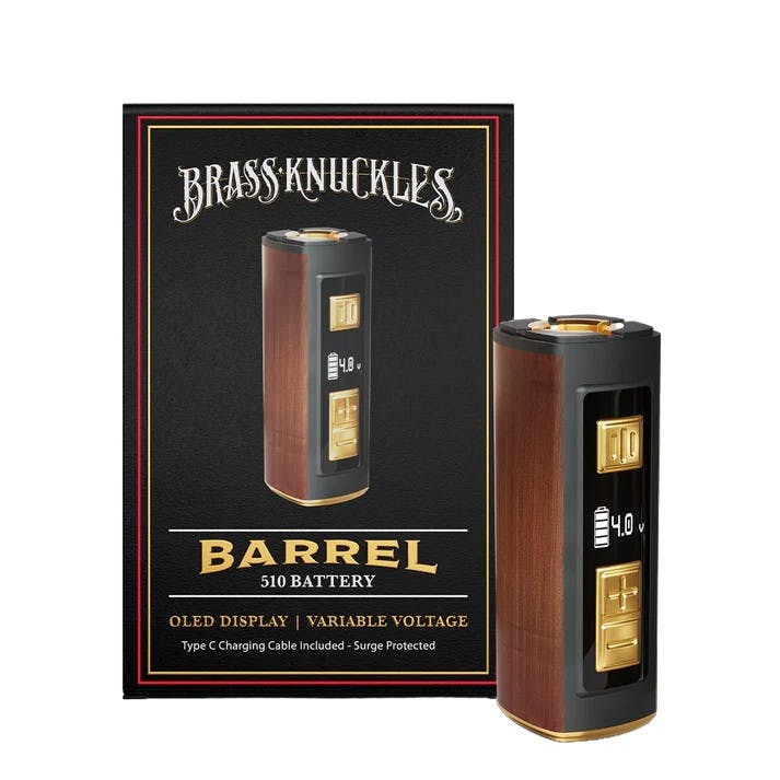Brass Knuckles Barrel 510 Thread Battery