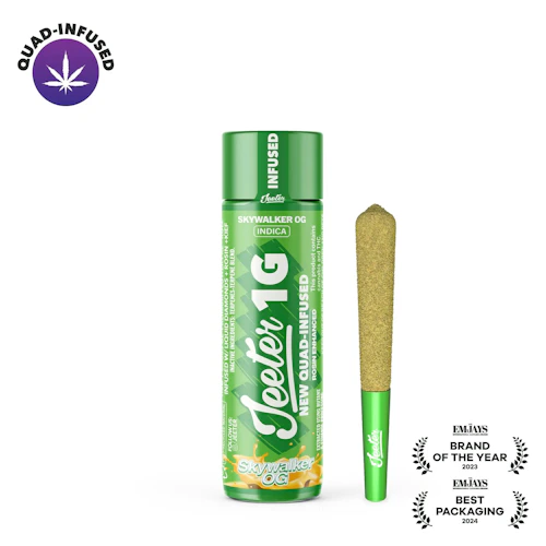 Jeeter - 1g Quad Infused Preroll - Acapulco Gold