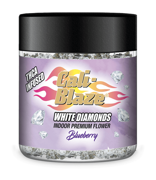 Cali-Blaze | White Diamond Frosted Flower - 3.5g - Blueberry