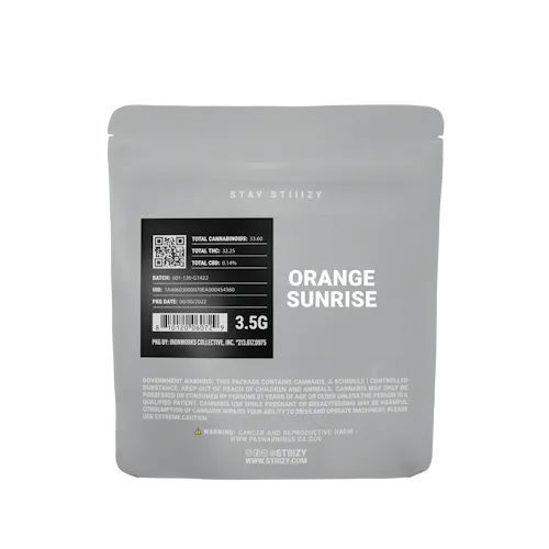 STIIIZY – Grey Bag – Orange Sunrise – Greenhouse-active