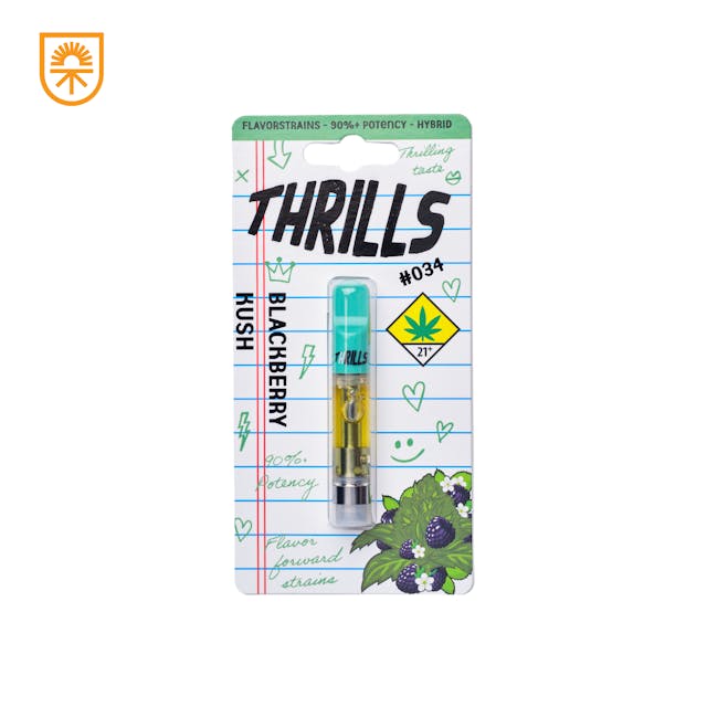 Thrills' strain vapes captivate the essence of each cannabis strain's vibrant personality, inviting you into a world of thrilling flavors and potent highs. Crafted with unwavering quality, each puff promises an exhilarating journey, embracing the unique essence of every strain.