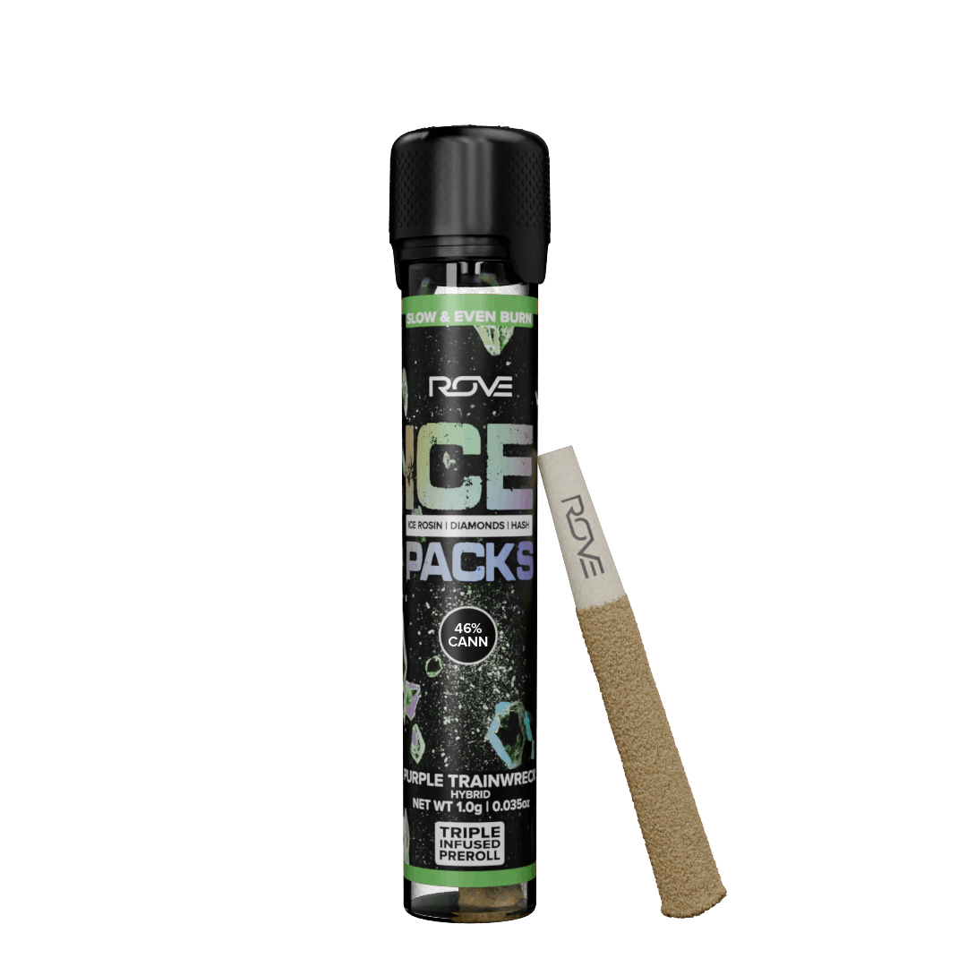 Purple Trainwreck - Infused Ice Packs (Rosin, Hash, and Diamonds) 1g