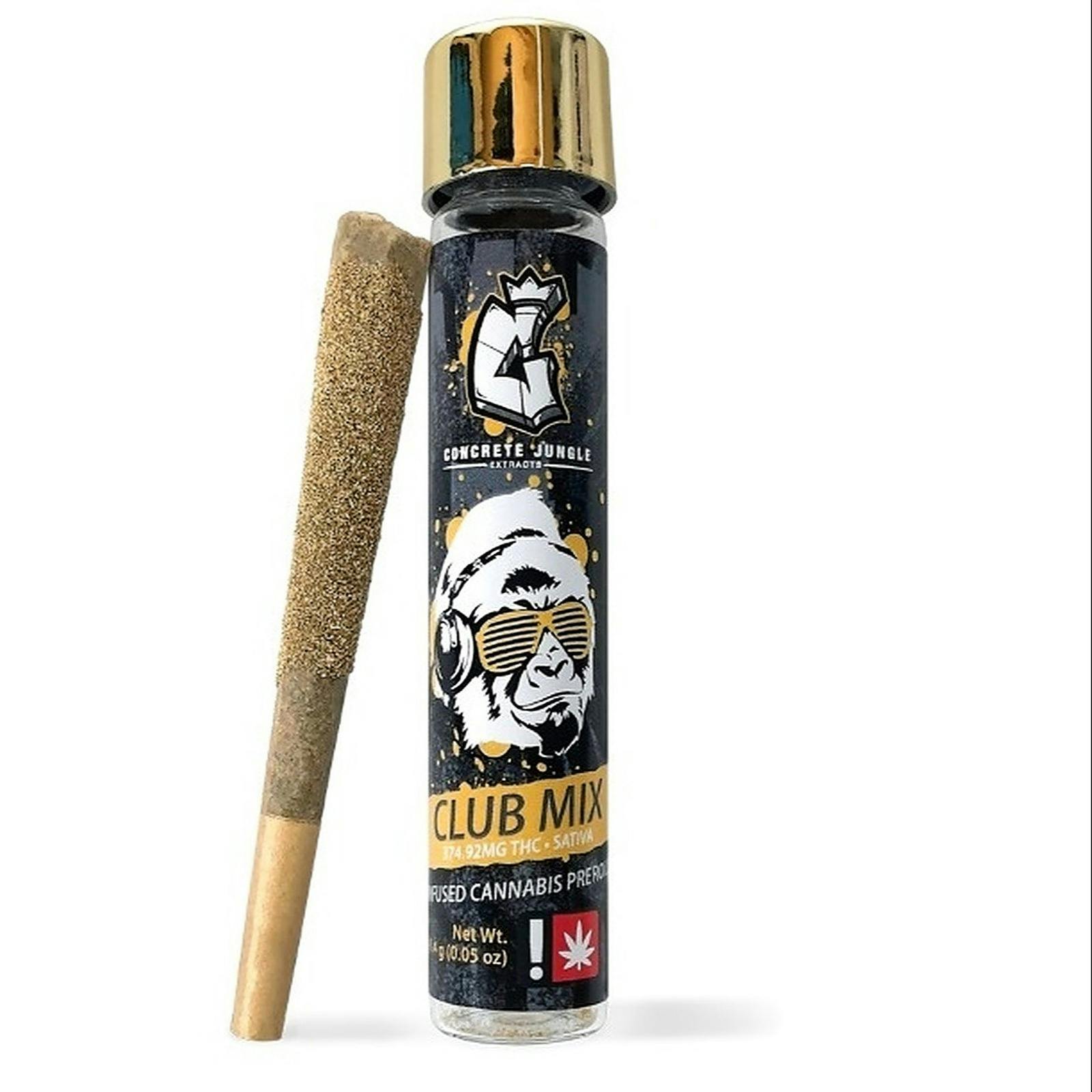 Concrete Jungle | Black Maple X Blueberry Pancake X Powdered Sugar Infused Pre-Roll