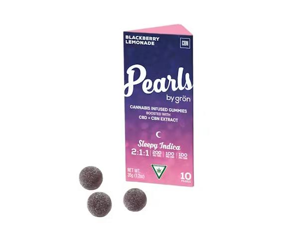 Blackberry Lemonade - Pearls 2:1:1 Thc:cbd:cbn 200MG Indica by Grön – Edibles at Gatsby Cannabis