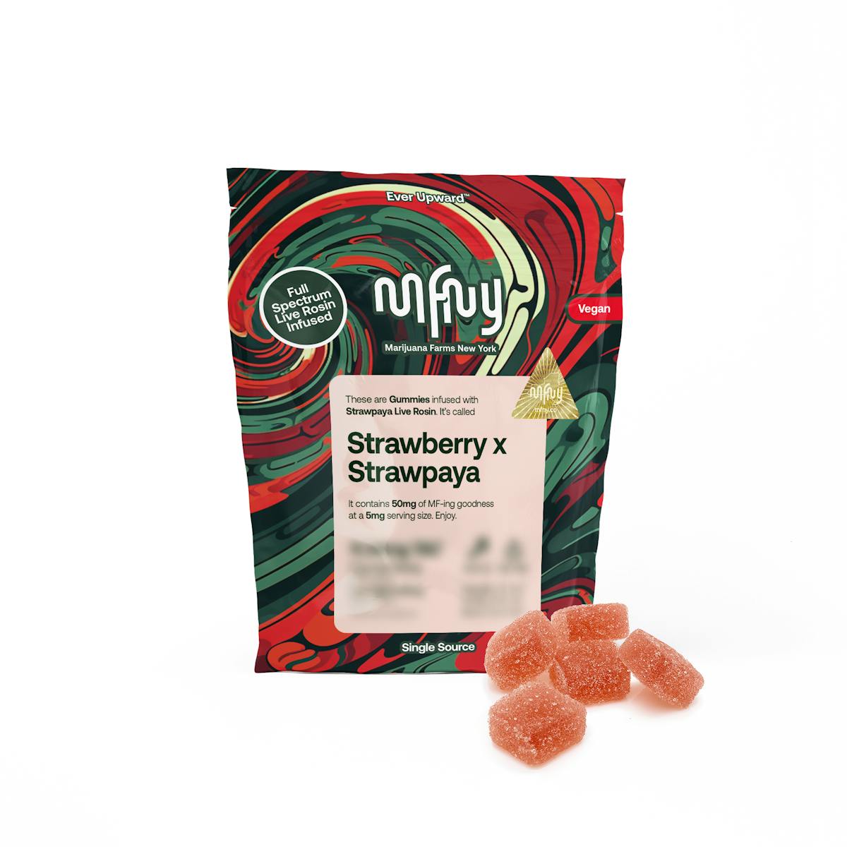 Photo of MFNY | Strawberry x Strawpaya | Rosin Edibles 5mg