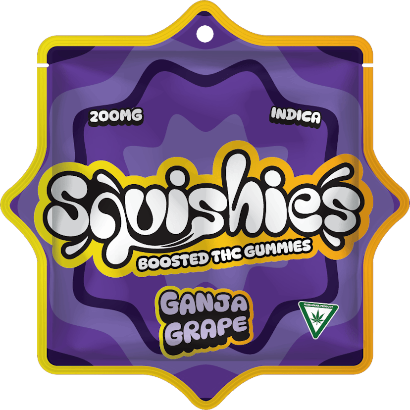 Squishies | 200mg Gummies | Ganja Grape
