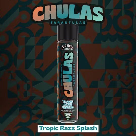 Glorious Cannabis Co. | Tropic Razz Splash Chulas Kief Infused Pre-Roll | 1g