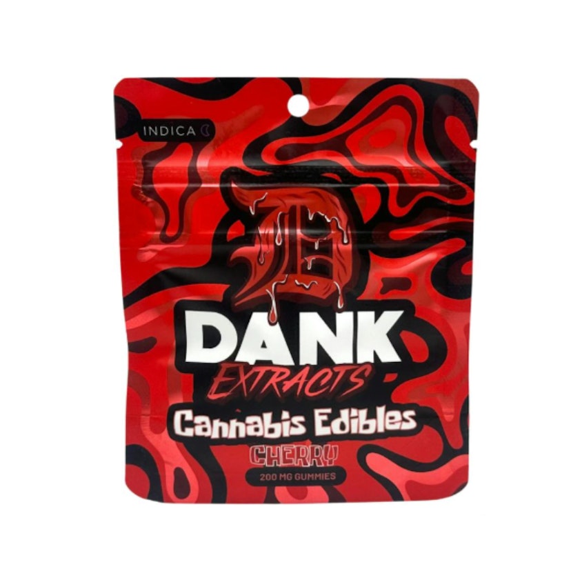 Dank Extracts | 200mg THC Gummies | Cherry