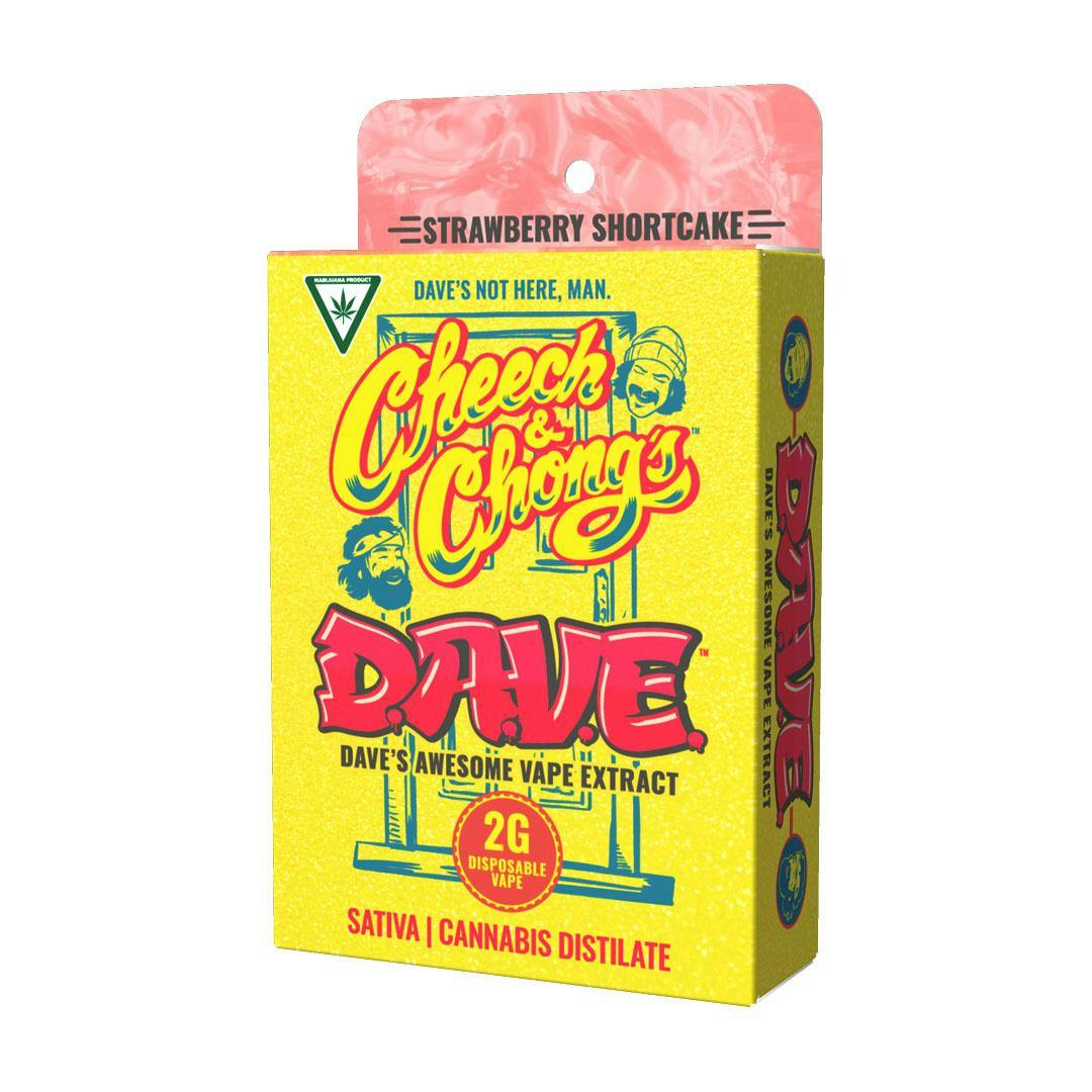 Cheech & Chong - 2g D.A.V.E Vapes - Strawberry Shortcake