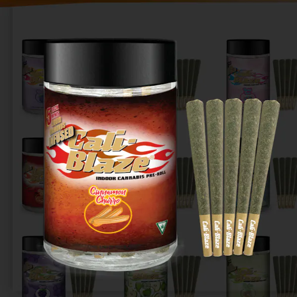 Cinnamon Churro | 3.5g | .7g x 5pk | Diamond Infused | Cali-Blaze