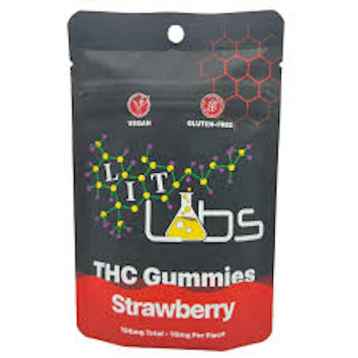Lit Labs - 100mg Gummies - Strawberry