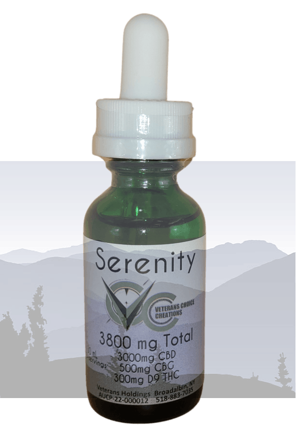 VCC - Tinctures - Serenity - CBD:CBG:THC - 3700mg 30ml | NugHub