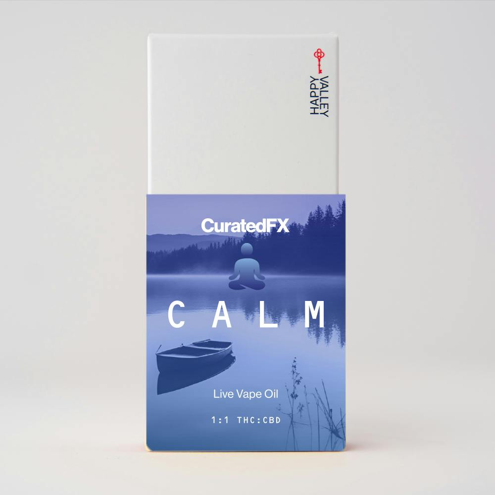 Live Vape Oil Cartridge - CuratedFX - Calm
