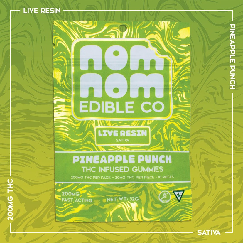 Nom Nom | 200mg Gummies | Pineapple Punch