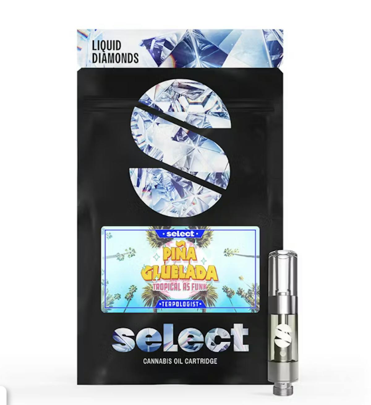 Photo of Select Liquid Diamonds Pina Gluelada 0.5g Cartridge