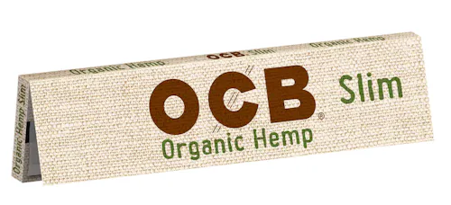 OCB Organic Hemp Rolling Papers –  Slim [32 leaves]-1