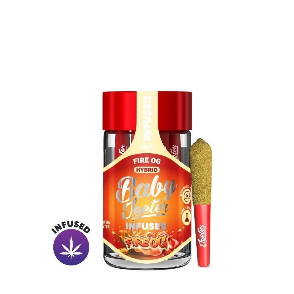 Fire OG | Infused Baby Jeeter Pre-Roll | 5 Pack