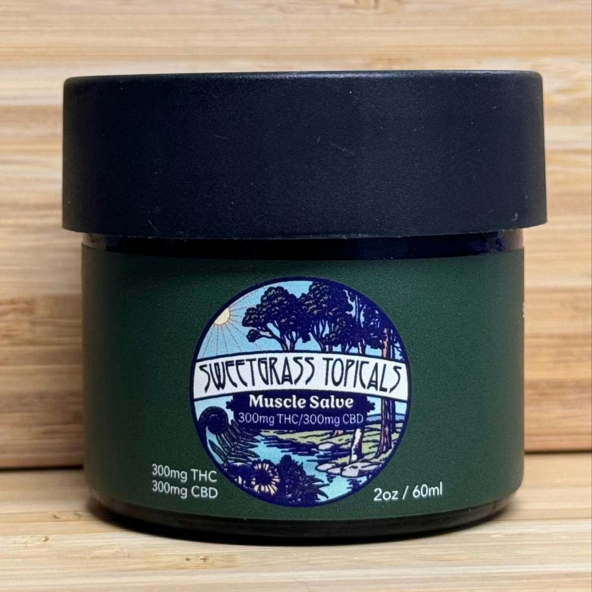 Photo of Sweetgrass Topicals Muscle Salves 300mg THC/300mg CBD