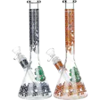 Honeycomb Glass Beaker Water Pipe 14mm F