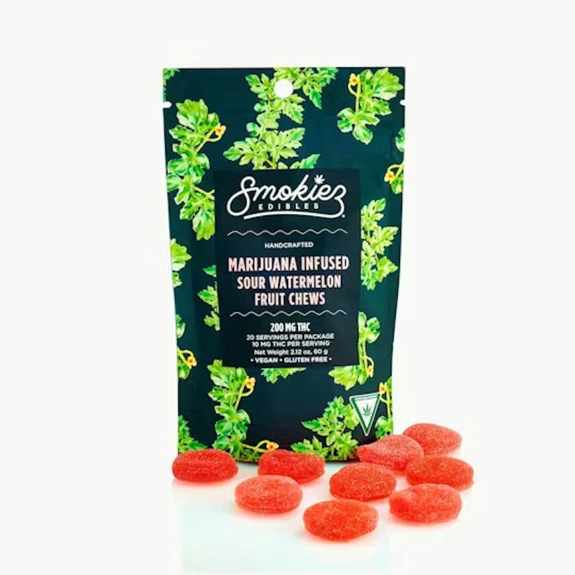 SMOKIEZ | 200MG FRUIT CHEWS | SOUR WATERMELON (HYBRID)