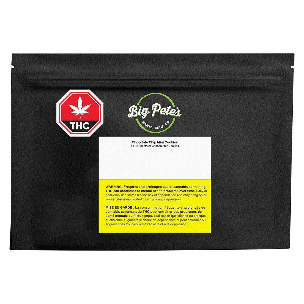 Edibles | Big Pete's Treats - Chocolate Chip Mini Cookies - Hybrid - 5 Pack