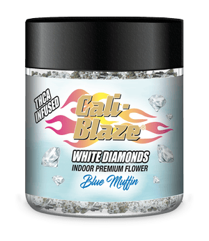 Product: Cali-Blaze | Blue Muffin | White Diamonds Infused Flower - 3.5g