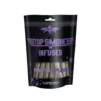Top Smoke - 15-Pack 1g Infused Prerolls - Purple Punch